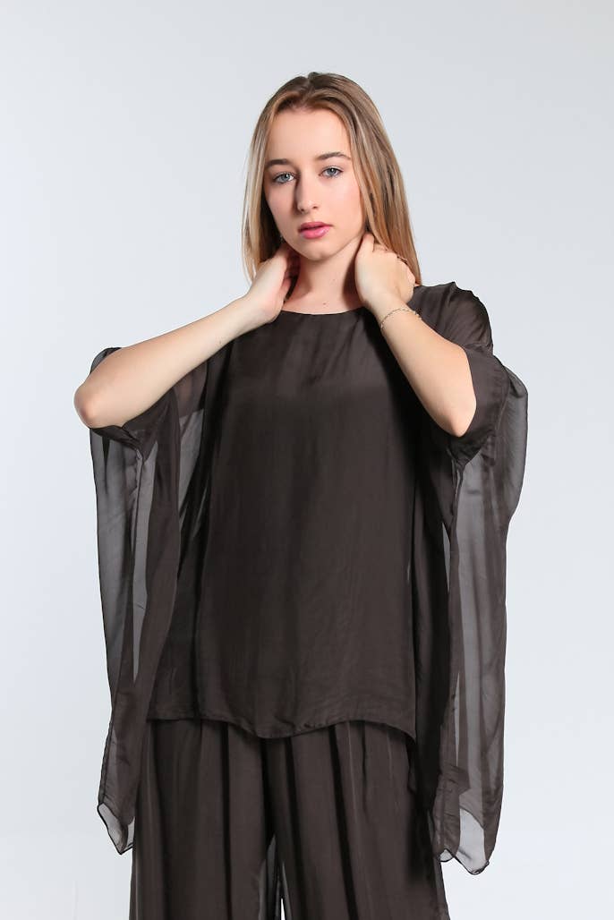 Silk Kaftan (BQ201):Orchid