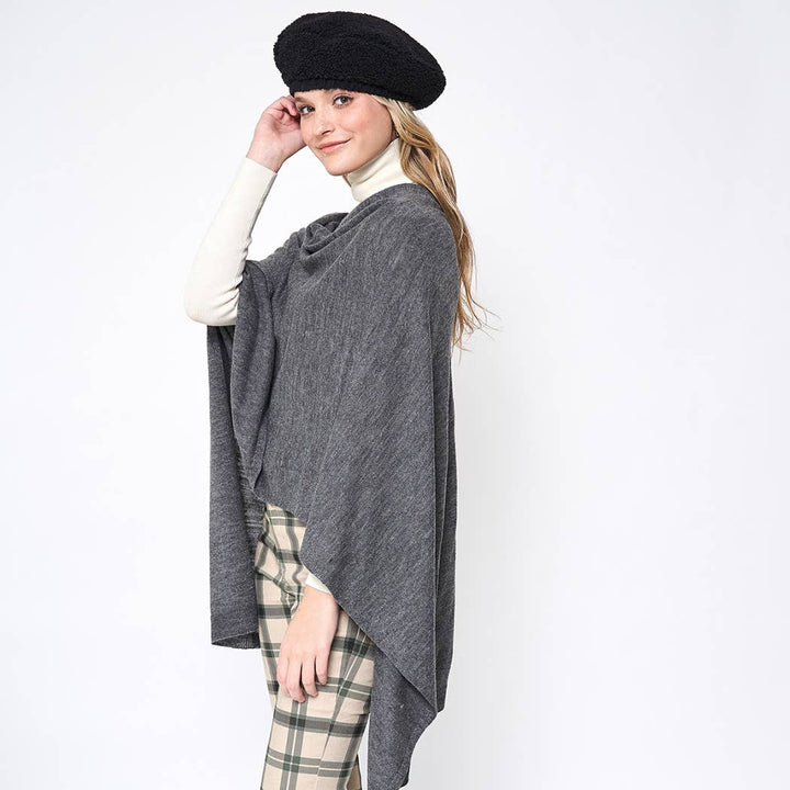 Scarf Poncho: MUS / One Size