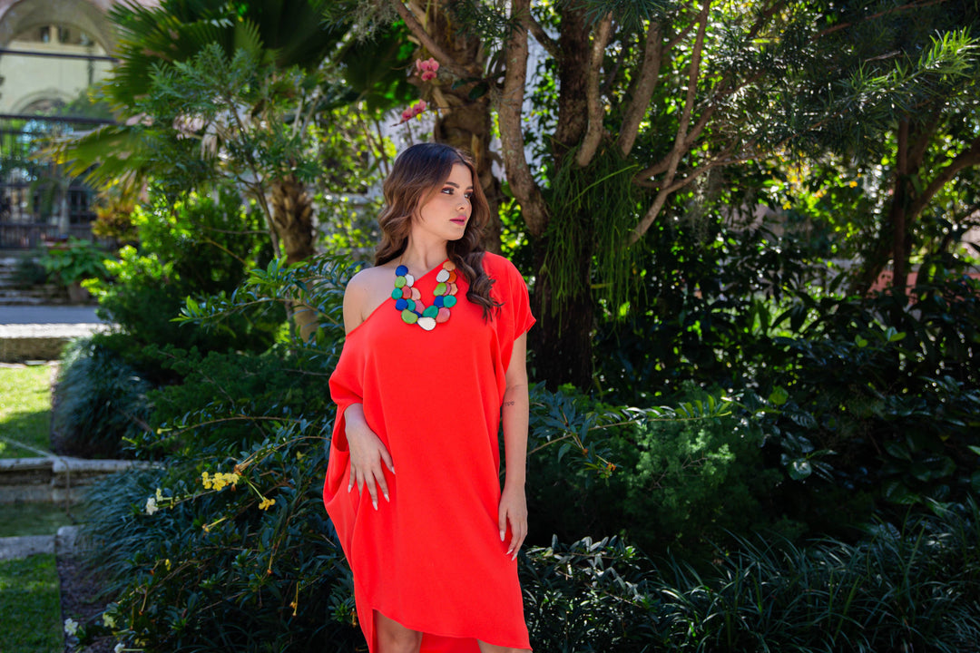 Amigas Necklace: Biscayne Bay/Royal Blue/Onyx Black