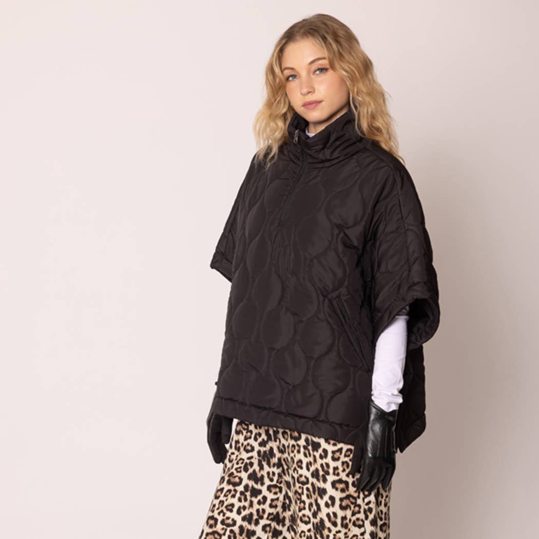 Quilted JKT : BLK / One Size