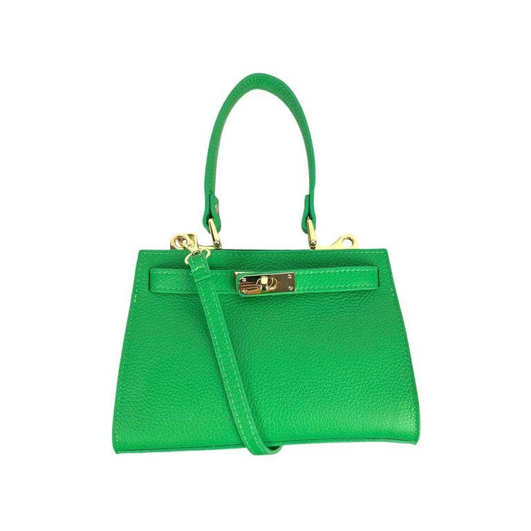 Small leather handbag Taupe