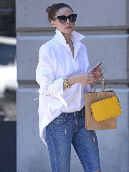 Sheer Trend - Long Sleeves Loose Letter Print Solid Color Split-Joint Lapel Blouses&shirts Tops: Letter Print / M