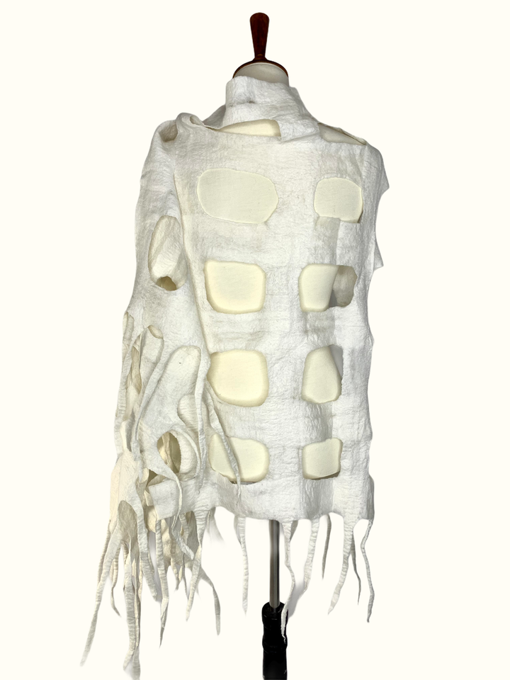 Windowpane Wrap - White