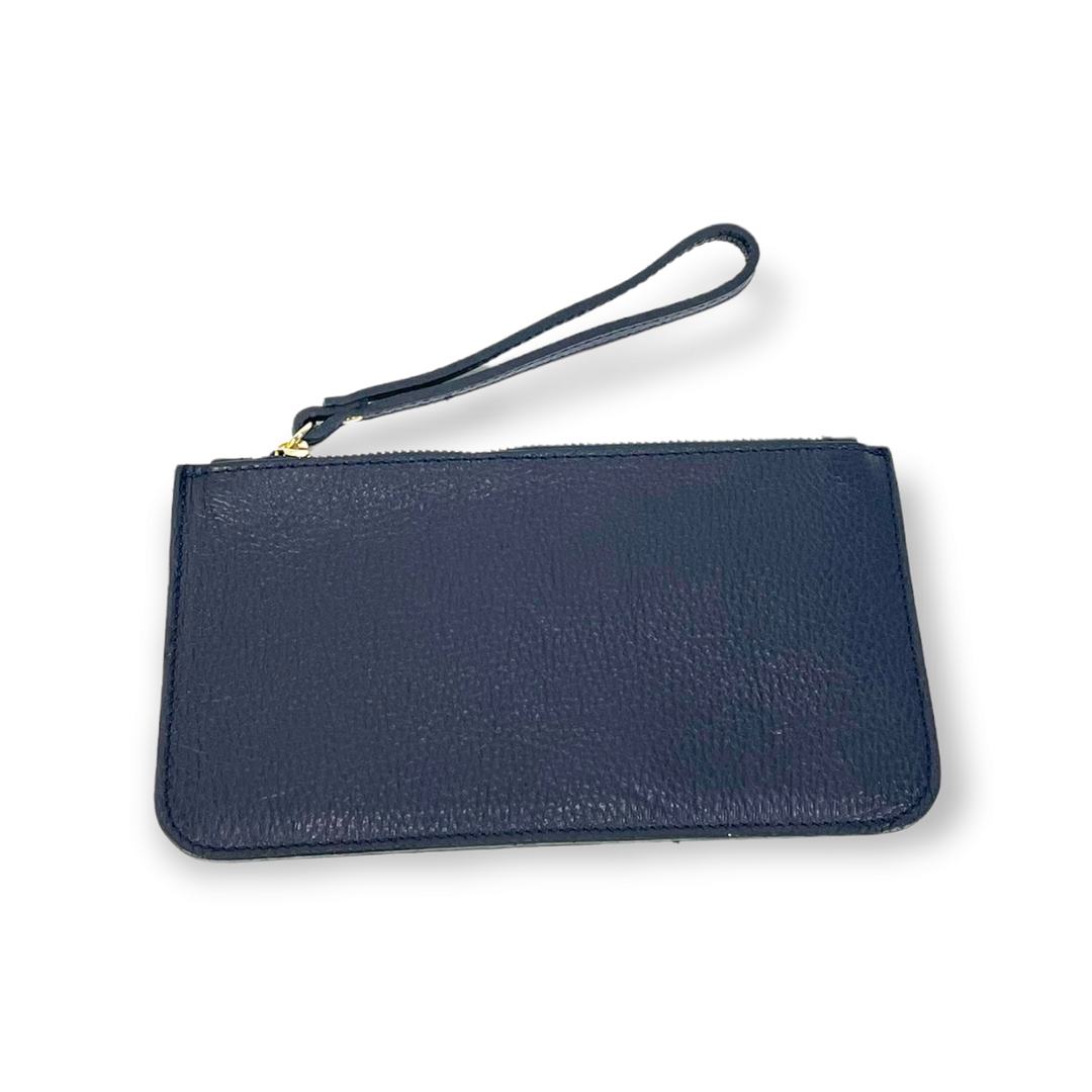 Genuine Leather Bag w/Wrist Strap: Bronze / Large