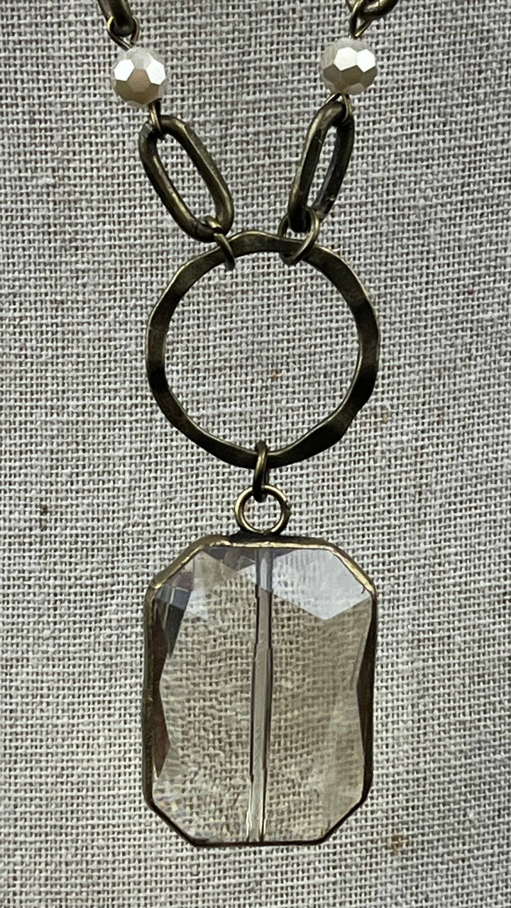 Ivory and Chain Necklace