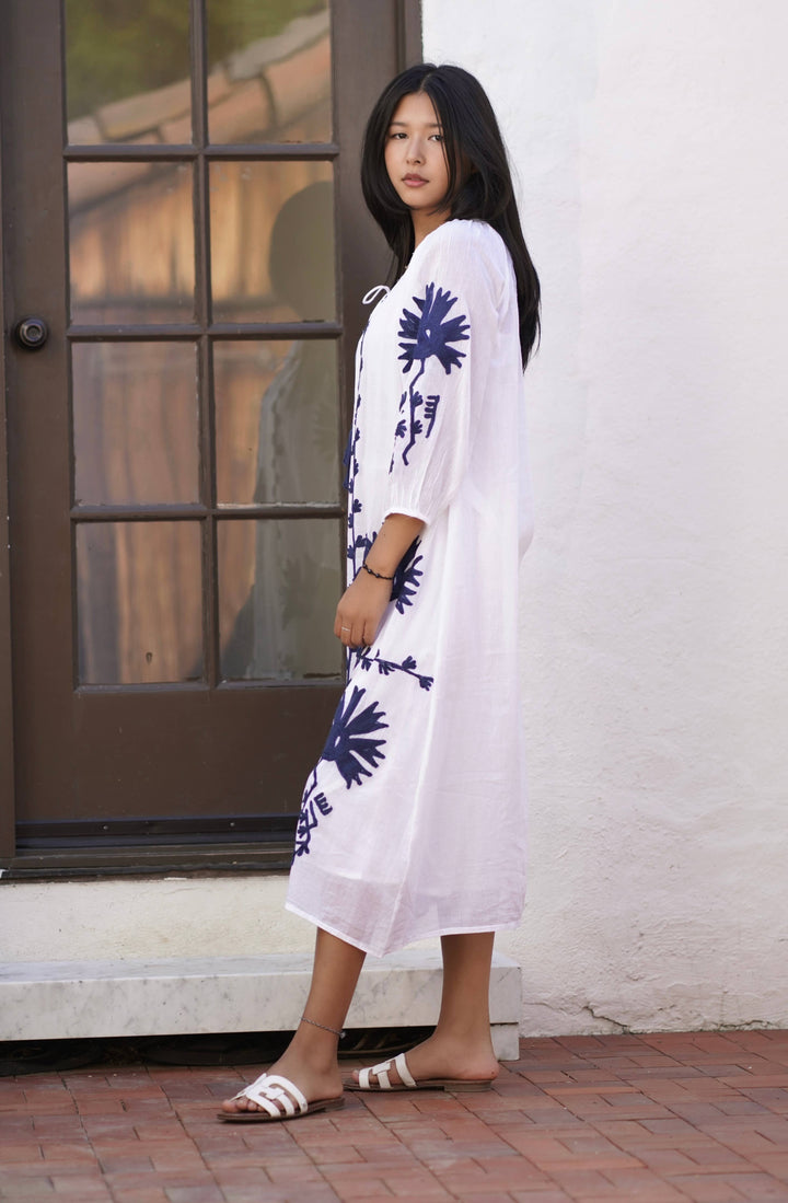 Elana Dress: White