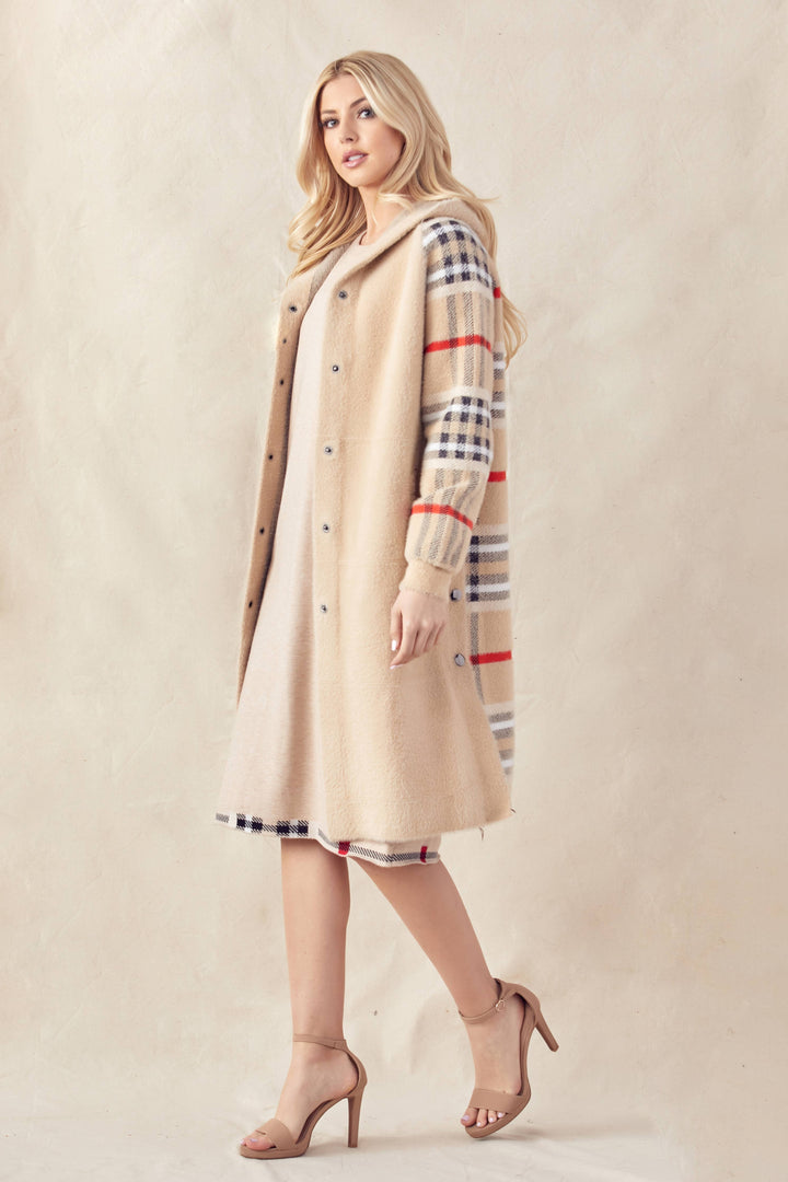 Sonnai Sweater Coat: Grey / XL / 52092