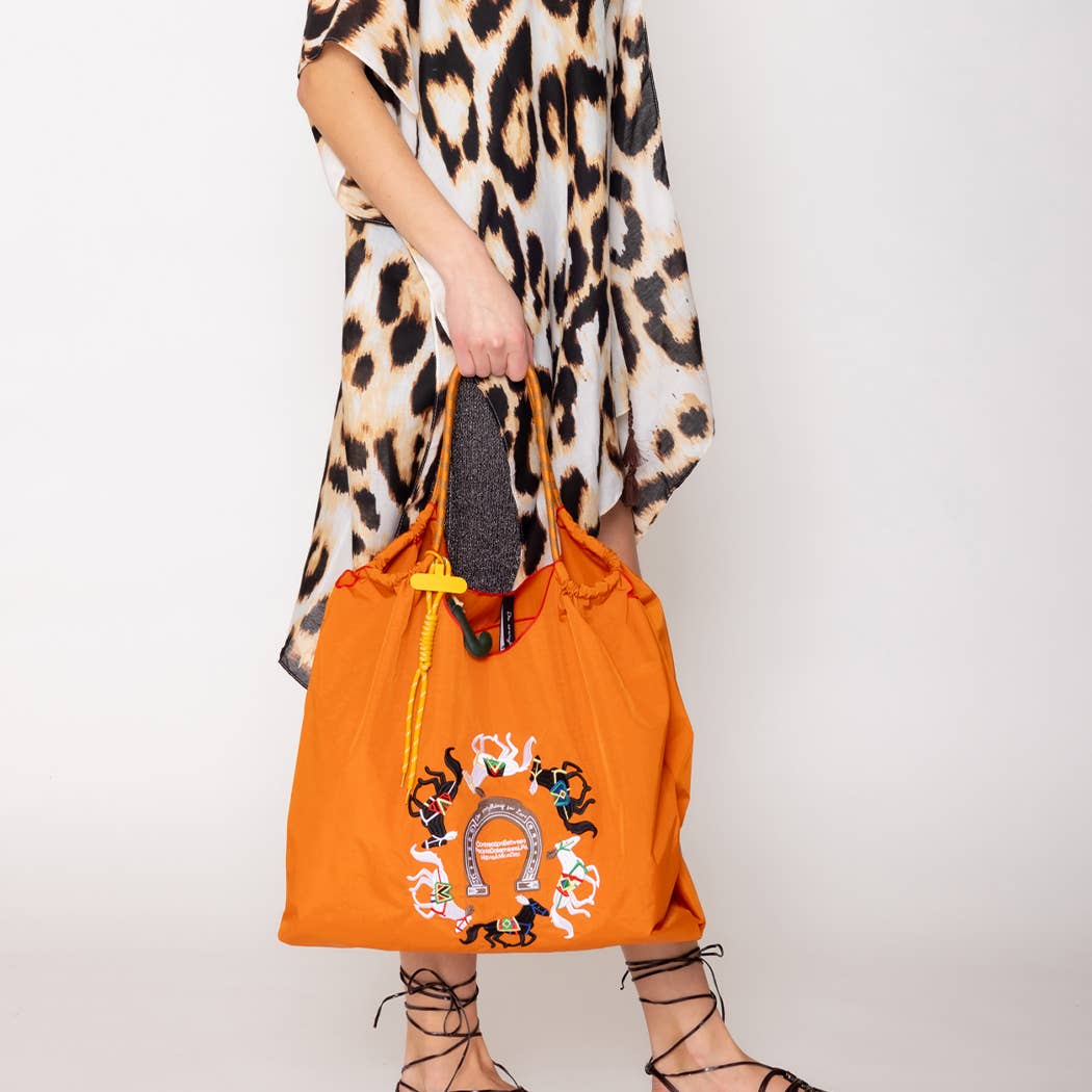 Horse Embroidery  Handbag : BGE