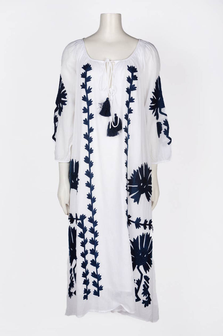 Elana Dress: White