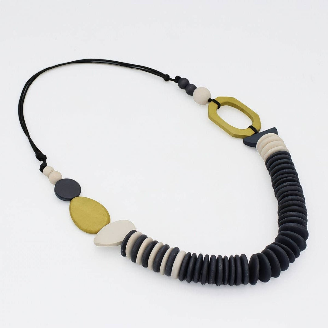 Chartreuse Wood Sophie Necklace