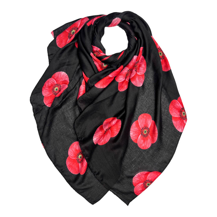 Poppy scarf: Navy