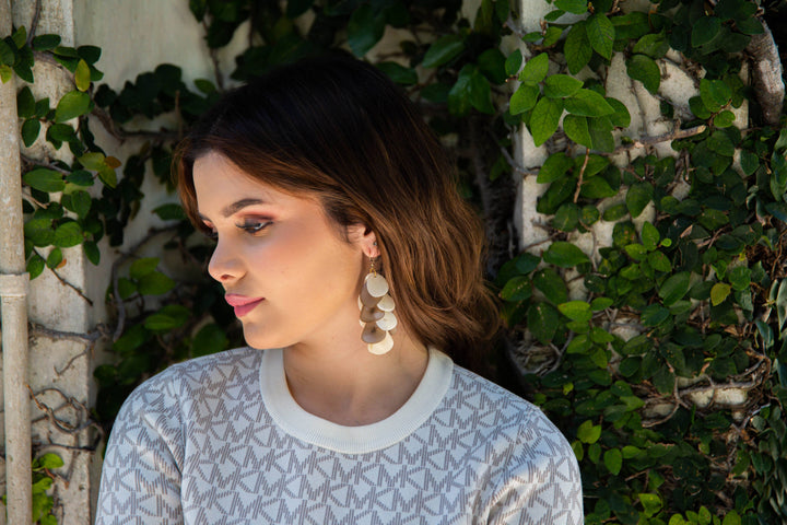 Bailey Earrings: Mocha Combo