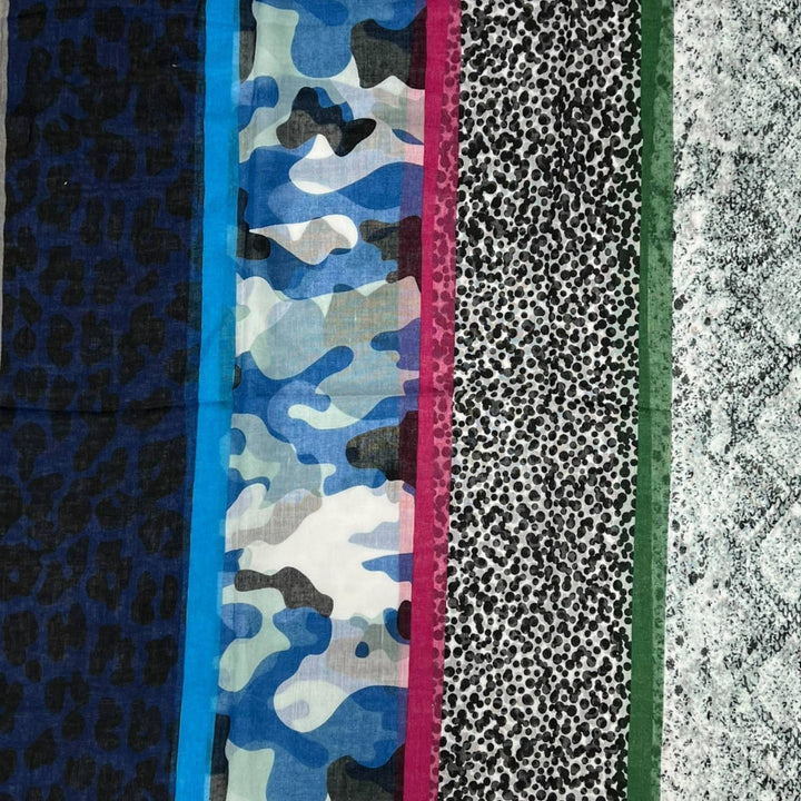 Animal print scarf: Pink