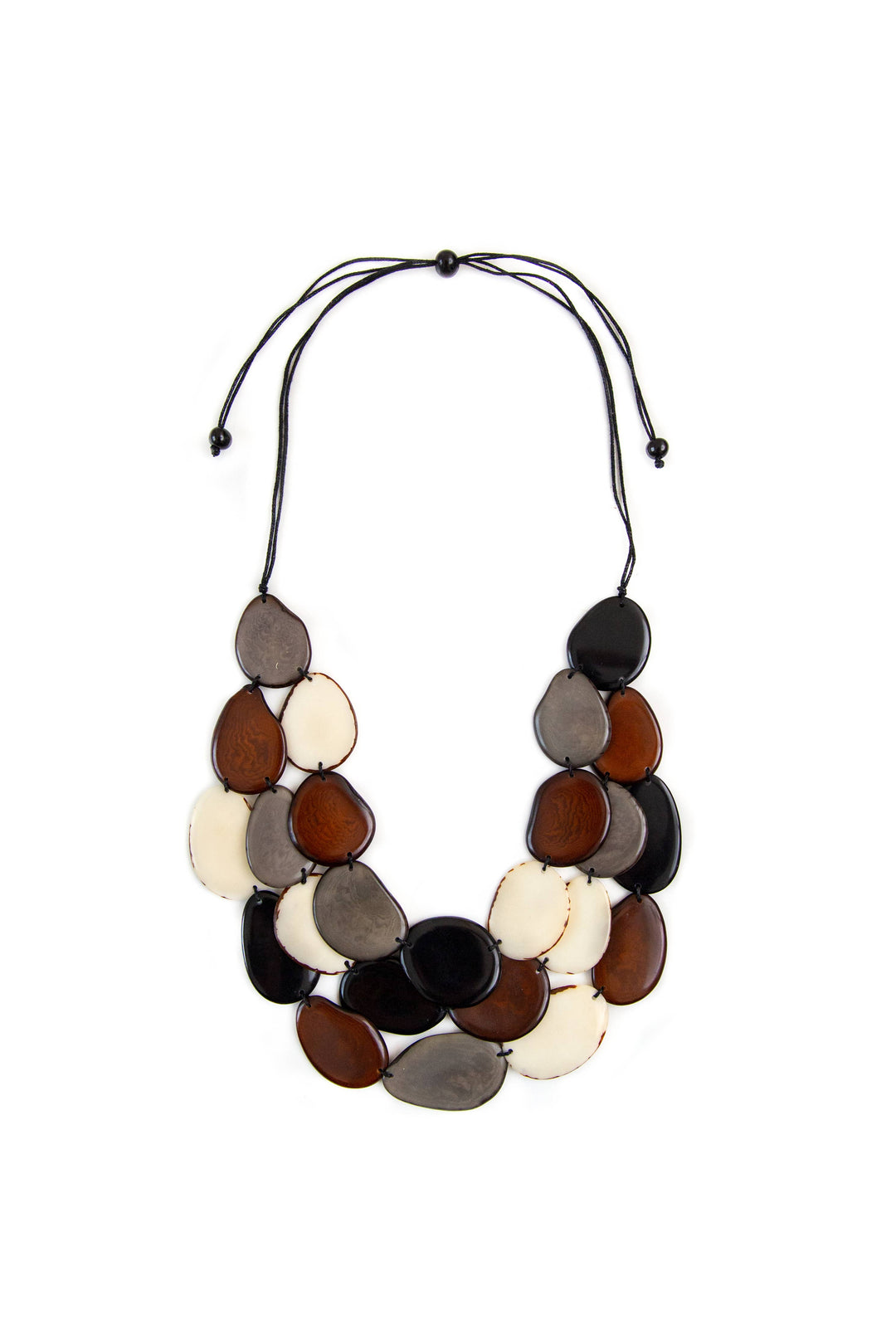 Amigas Necklace: Biscayne Bay/Royal Blue/Onyx Black