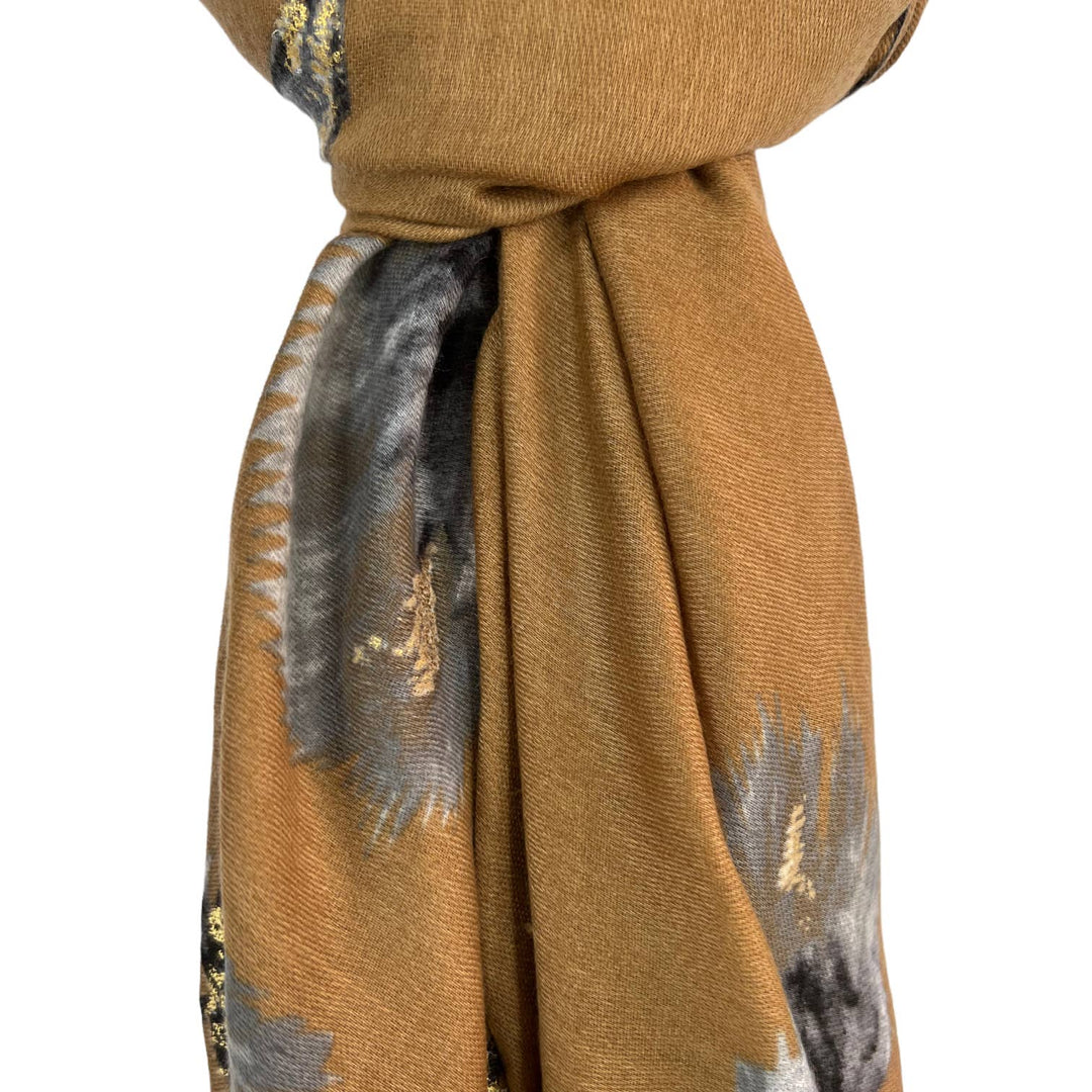 Dusty miller scarf: Black