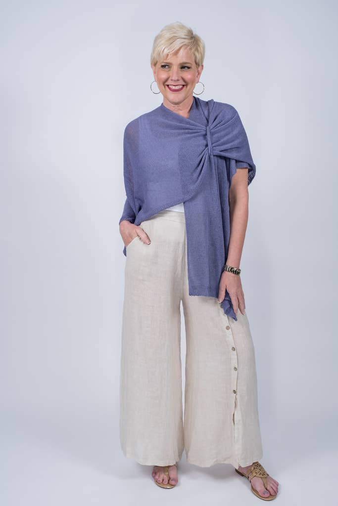 Aliya Cotton Wrap (W108): Black