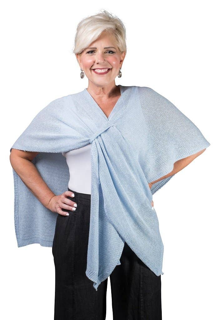 Aliya Cotton Wrap (W108): Black