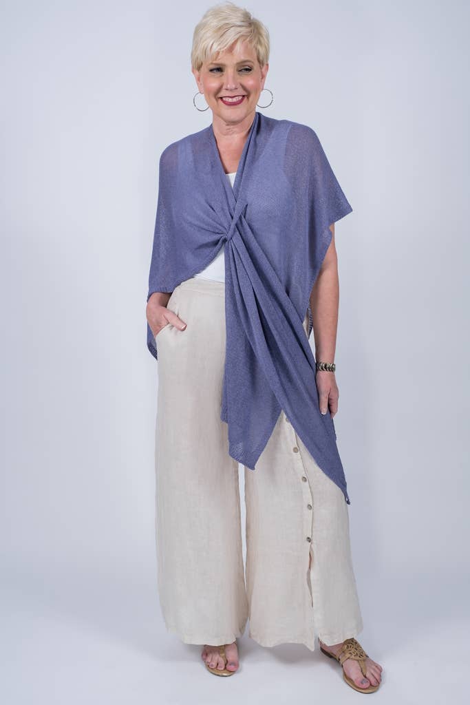 Aliya Cotton Wrap (W108): Black