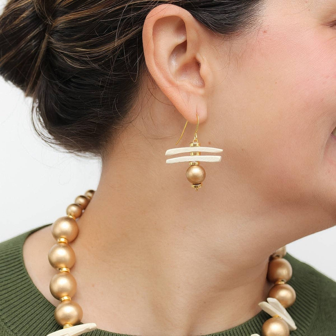 Ivory Skylar Aura Earrings