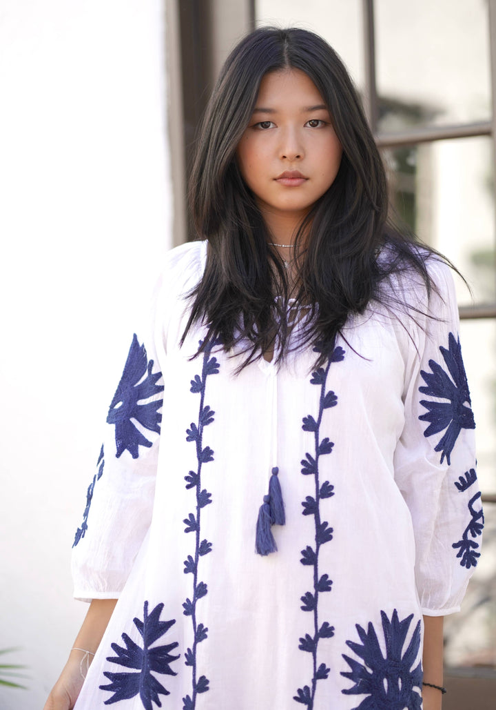 Elana Dress: White