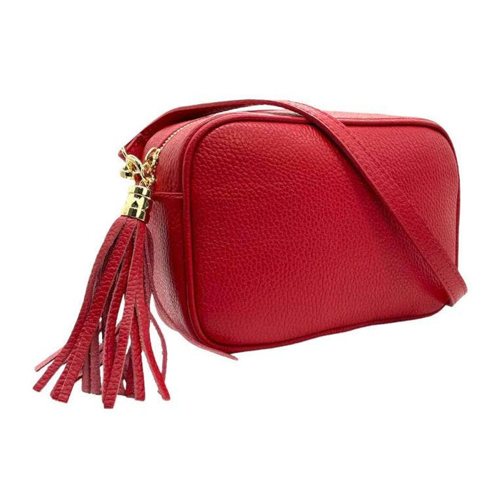 Genuine Leather Bag Tassel: Grass Green