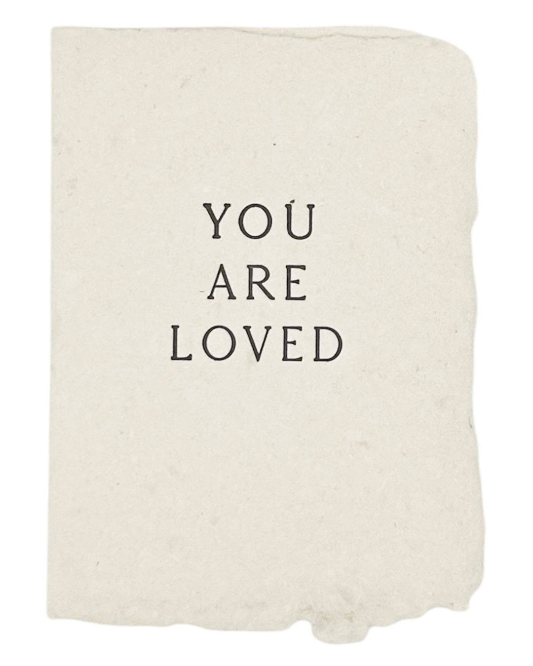 You are loved card