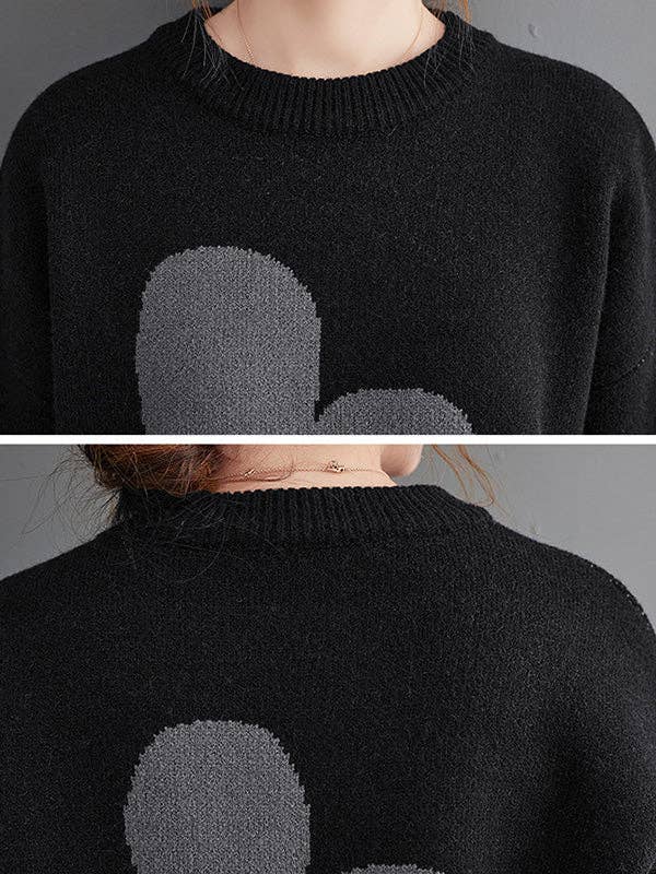 l Long Sleeves Loose: GRAY / One_size
