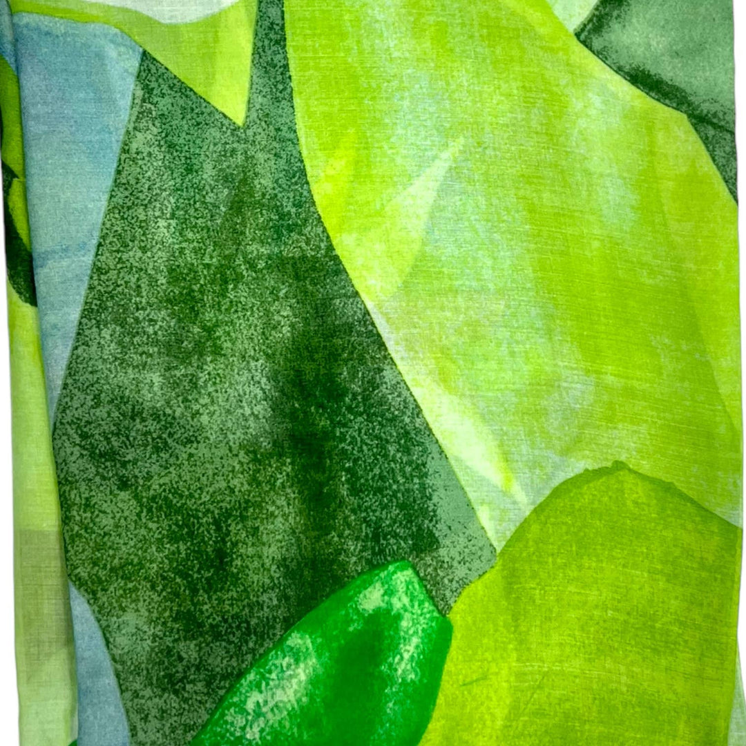 Soft Abstract painting scarf: Grey