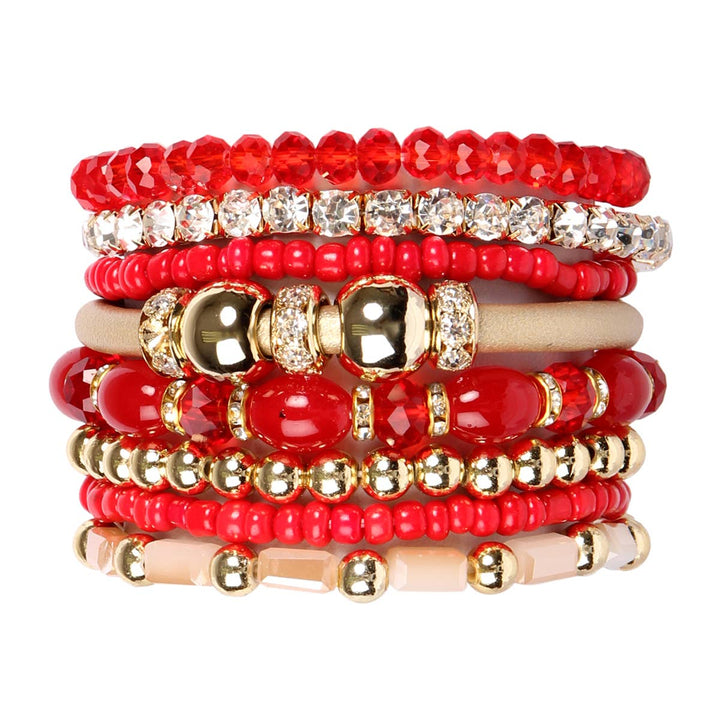 MULTI LINE BRACELET: BLACK