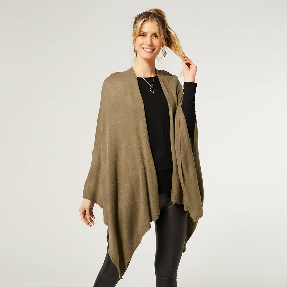 Kiara Lightweight Wrap -Cloudy Grey