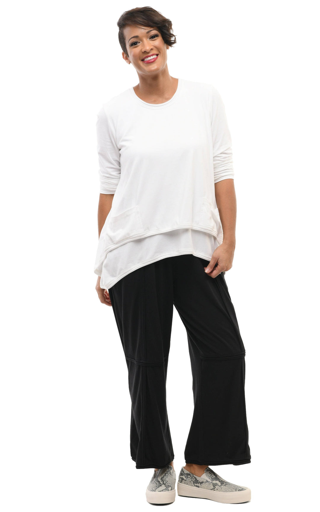 SDM988 Pullover Cream: XS