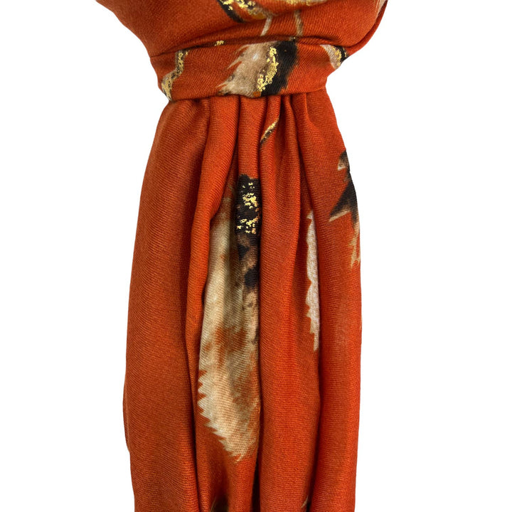 Dusty miller scarf: Black
