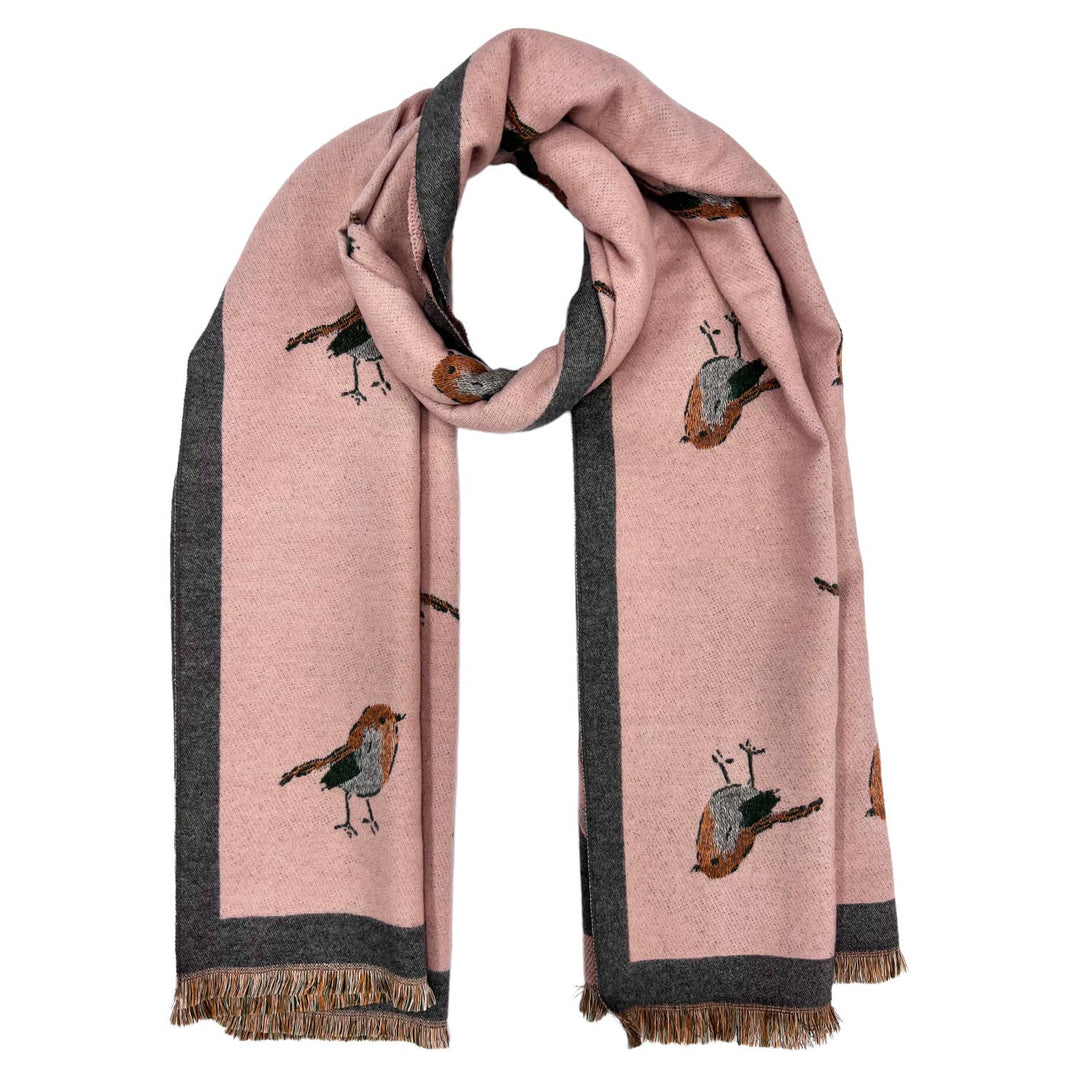 Robin Scarf Cashmere Navy