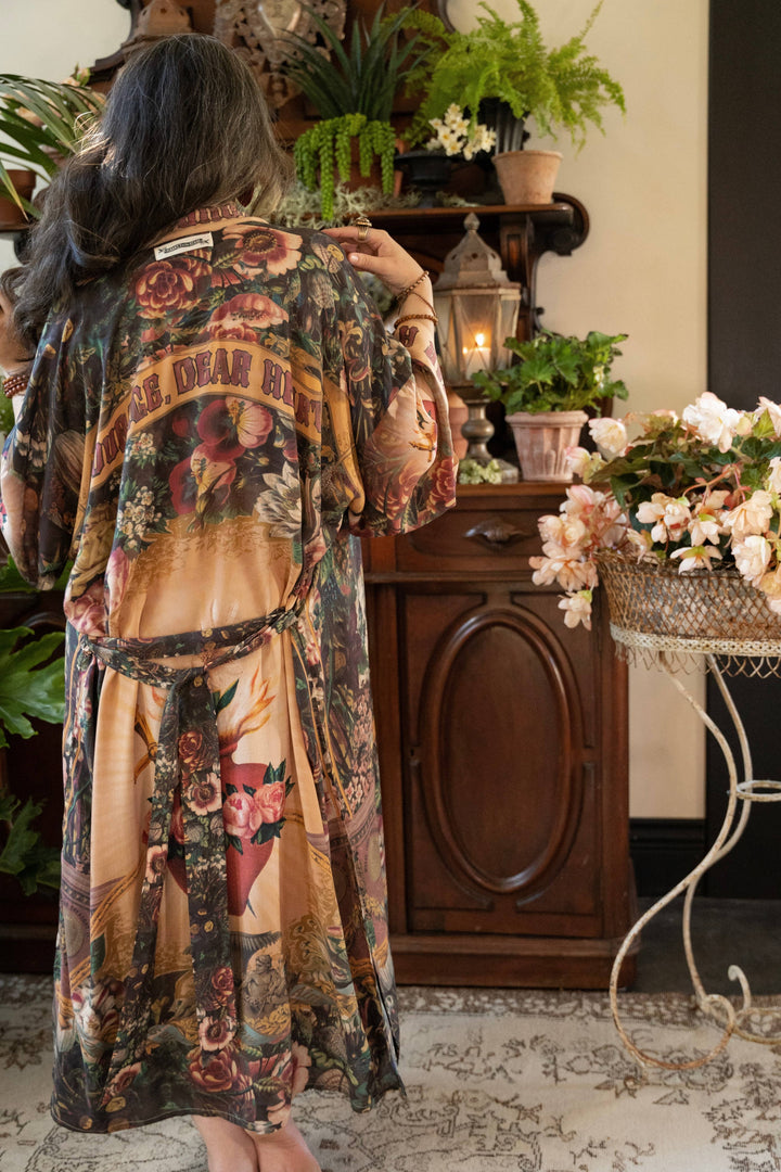 Courage Dear Heart Boho Kimono Duster