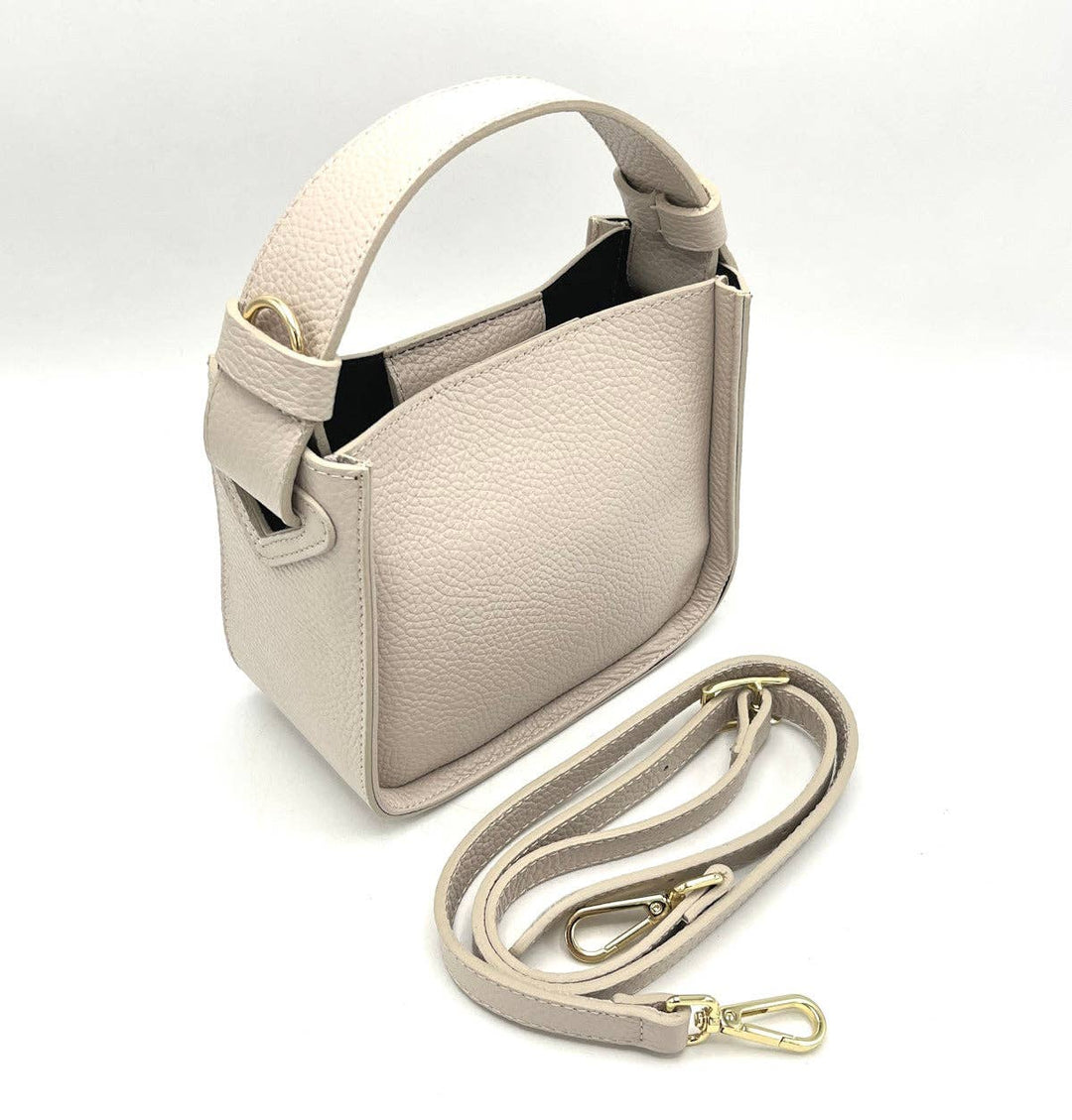 leather bag, Made in Italy, 112303: Blk