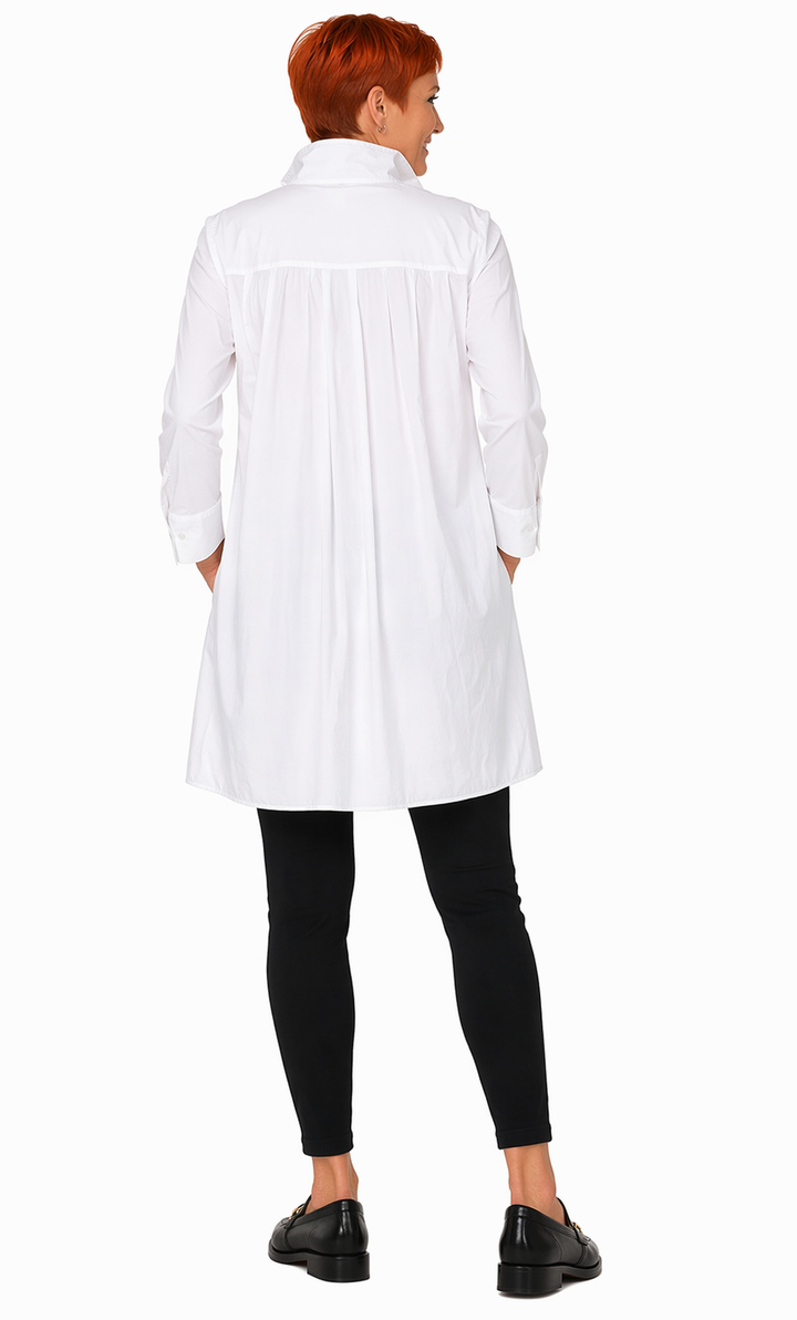 Tulip Clothing - CV125 Latte Shirt in White*: S