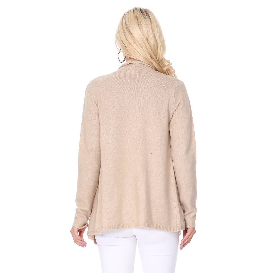 Sweater Cardigan MK8218: MUSHROOM / M