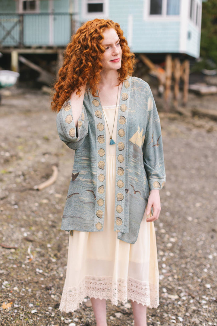 Sunrise Lands Artisan Bamboo Duster Kimono Robe