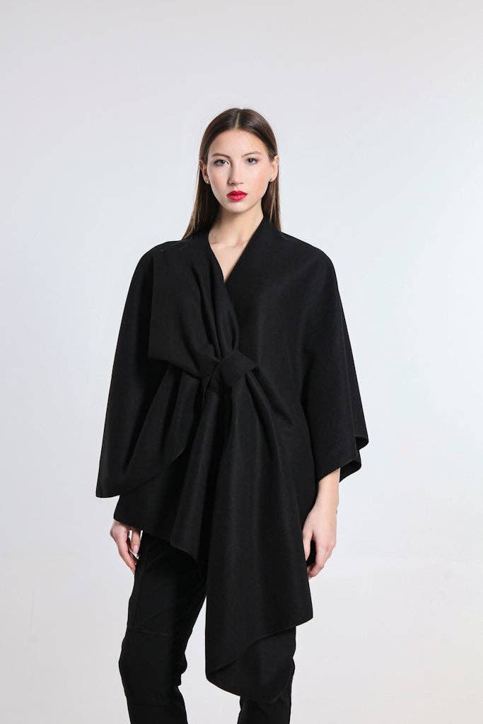 Zoey Wrap (W301):Black