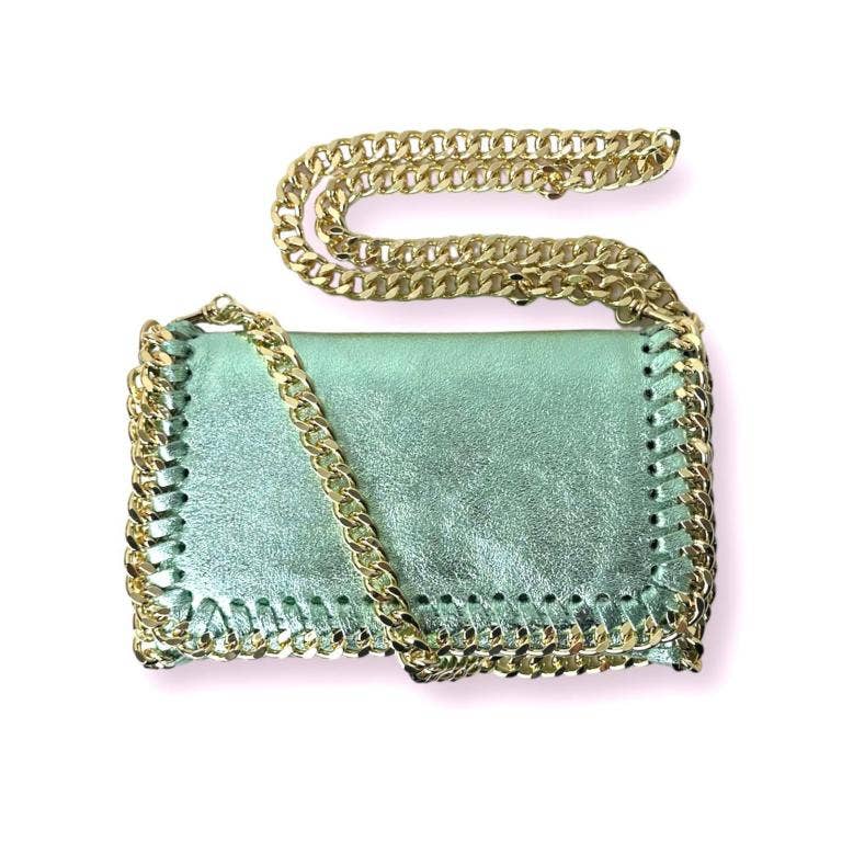 Leather Bag Chain: Rose