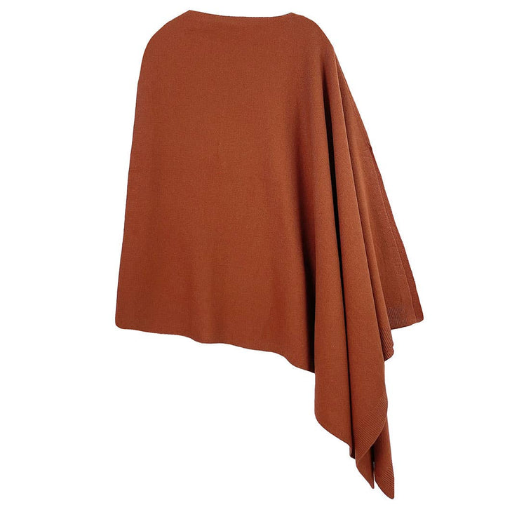 Scarf Poncho: BLK / One Size