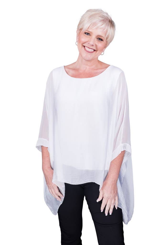 Silk Kaftan (BQ201):Espresso
