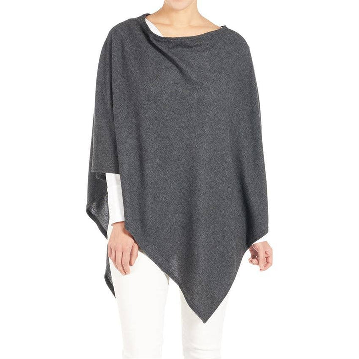 BRUSHED PONCHO SPICE O/S