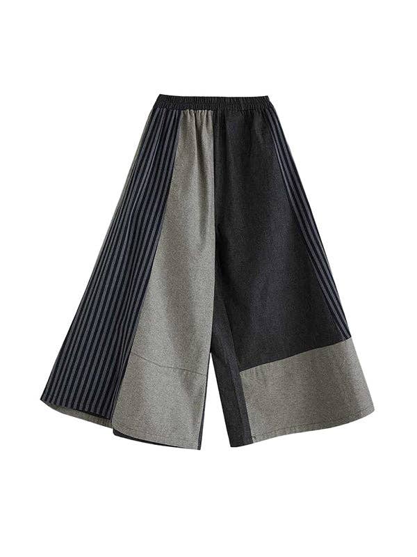 Striped Pants: GRAY / One_size