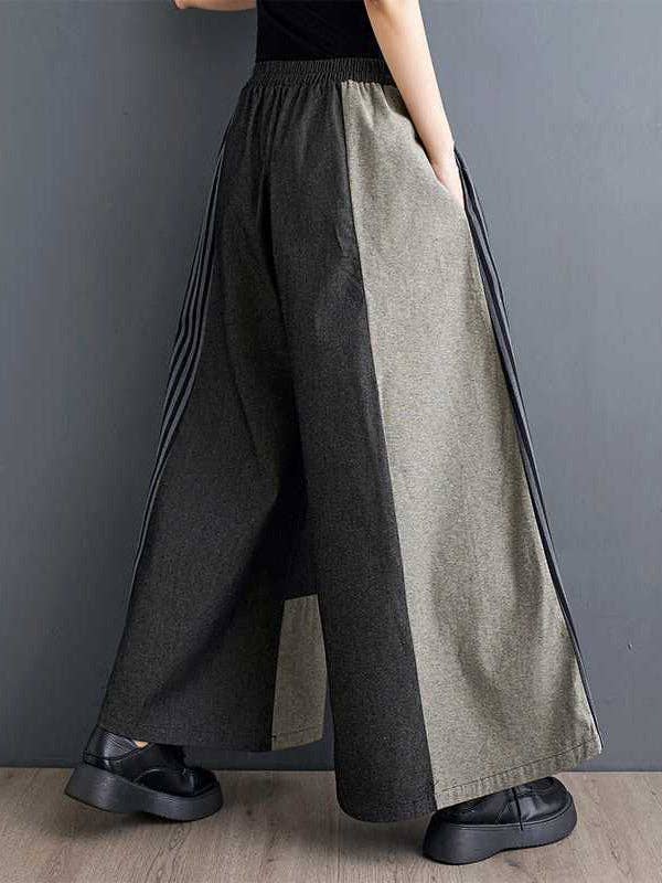Striped Pants: GRAY / One_size