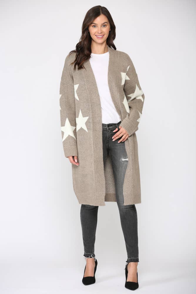STANCIA STAR SWEATER JKT