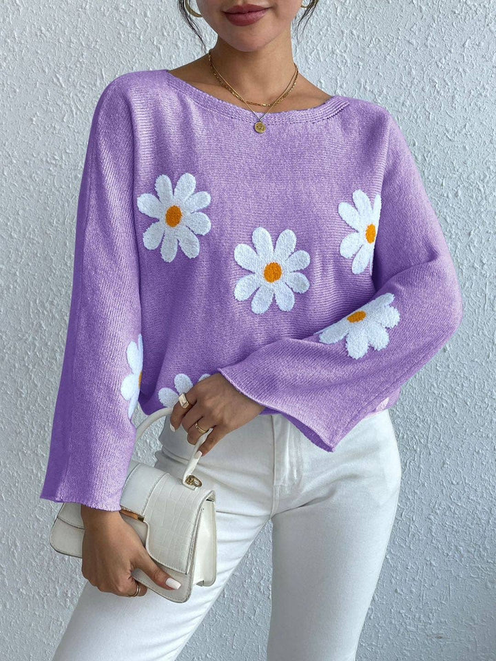 Daisy sweater: Grey / S