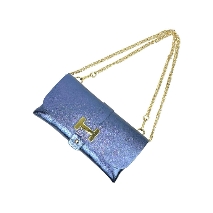 Italian Leather Bag: Suede Fuchsia
