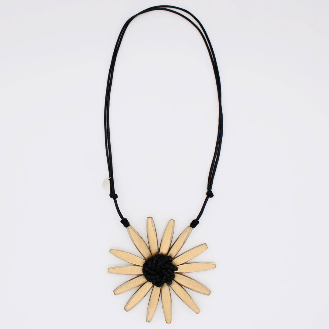 Gold Amaya Flower Necklace