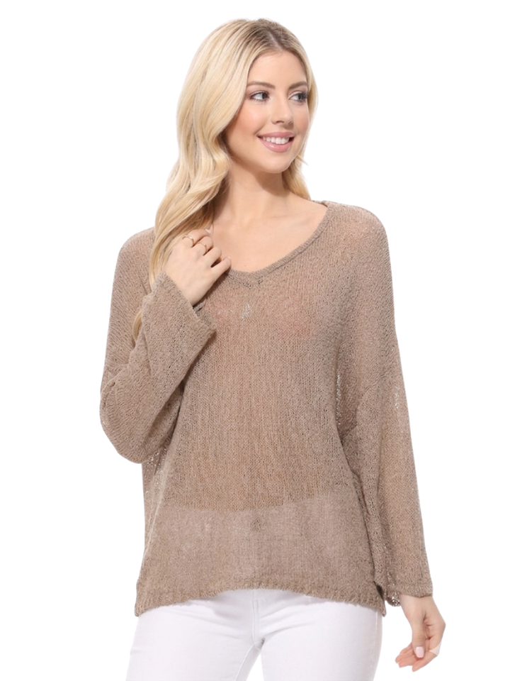 V-Nk Top MK3662: BLUSH / S